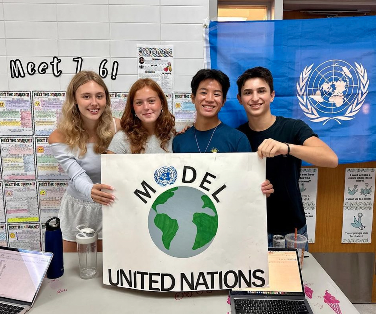 Clinton Model United Nations at Club Fair in September 2024 